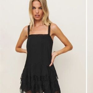 Reformation Cleodora Lace Mini Dress